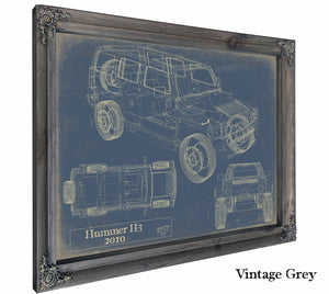 2010 Hummer H3 Wall Art from Bella Frye.