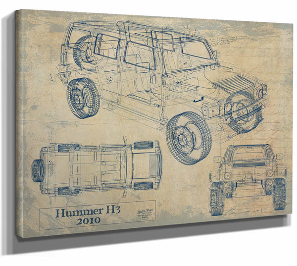 2010 Hummer H3 Wall Art from Bella Frye.