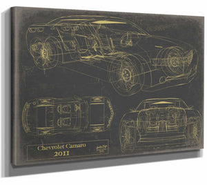 2011 Chevrolet Camaro Wall Art from Bella Frye.