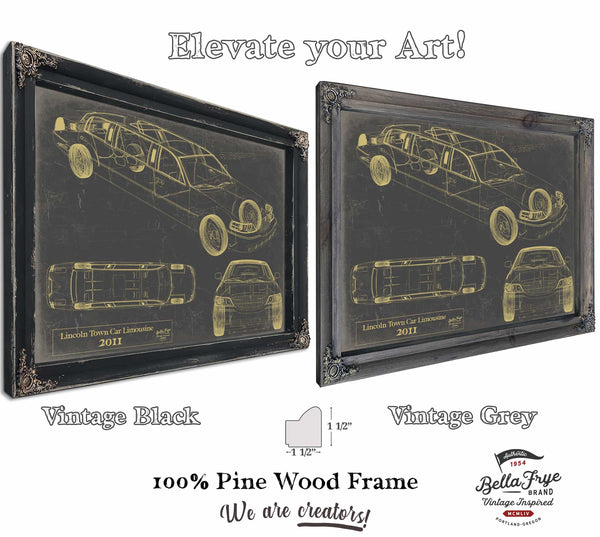 2011 Lincoln Town Car Limousine Wall Art from Bella Frye.