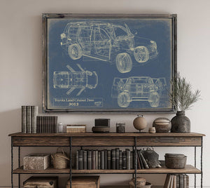 2012 Toyota Land Cruiser j200 Wall Art from Bella Frye.