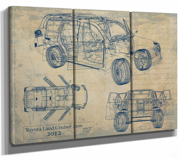 2012 Toyota Land Cruiser j200 Wall Art from Bella Frye.