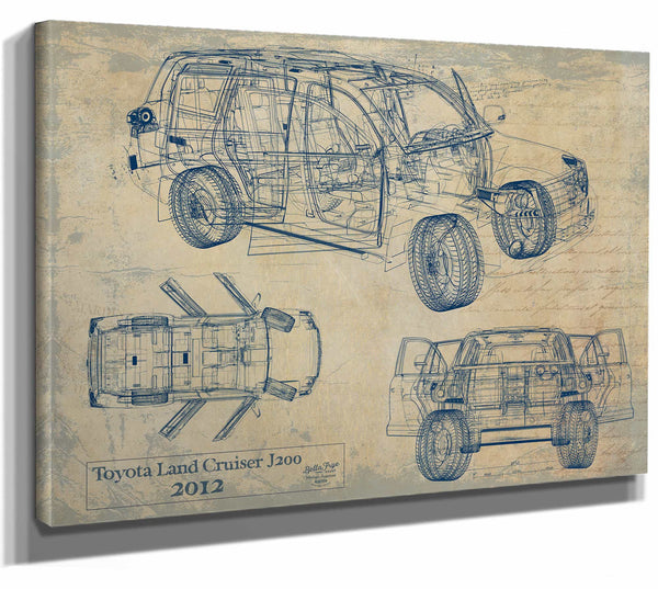 2012 Toyota Land Cruiser j200 Wall Art from Bella Frye.