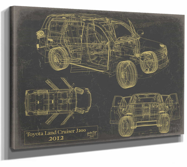 2012 Toyota Land Cruiser j200 Wall Art from Bella Frye.