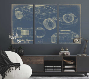 2012 Fisker Karma Wall Art from Bella Frye.