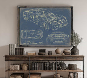 2015 Chevrolet Corvette c7 Stingray Wall Art from Bella Frye.