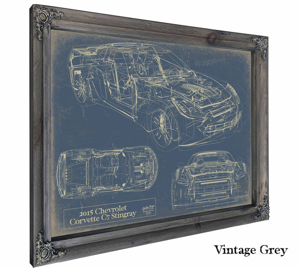 2015 Chevrolet Corvette c7 Stingray Wall Art from Bella Frye.