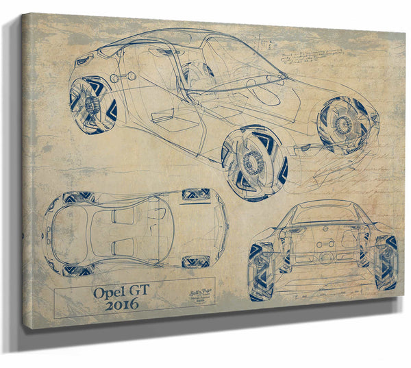 2016 Opel Gt Wall Art from Bella Frye.