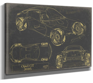 2016 Opel Gt Wall Art from Bella Frye.