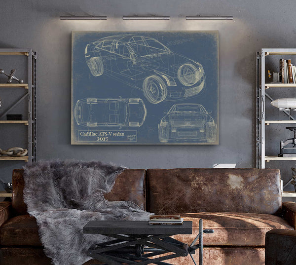 2017Cadillac Ats V Sedan Wall Art from Bella Frye.