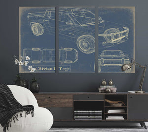 2018 Rivian R1T Wall Art from Bella Frye.