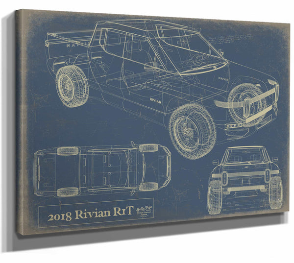 2018 Rivian R1T Wall Art from Bella Frye.