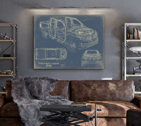 2018 Volkswagen Amarok Wall Art from Bella Frye.