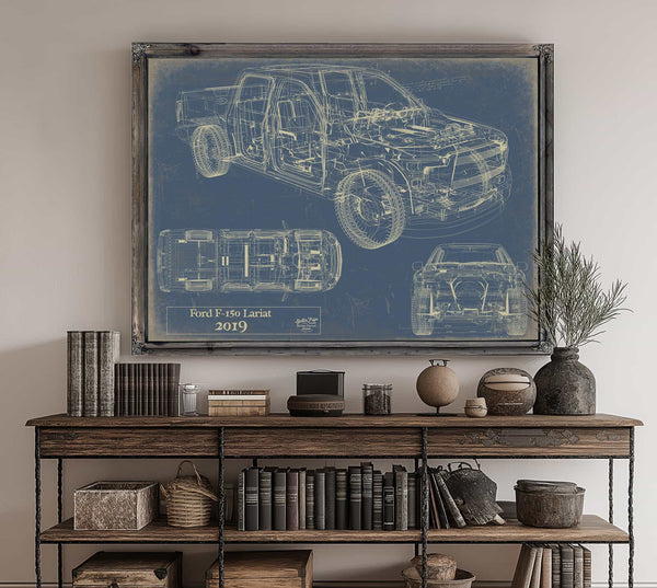 2019 Ford F 150 Lariat Wall Art from Bella Frye.