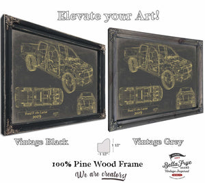 2019 Ford F 150 Lariat Wall Art from Bella Frye.