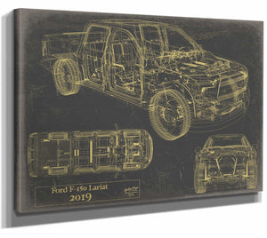 2019 Ford F 150 Lariat Wall Art from Bella Frye.