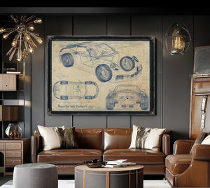 2019 Porsche 911 Turbo S Wall Art from Bella Frye.