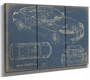 2022 Bmw I4 Wall Art from Bella Frye.