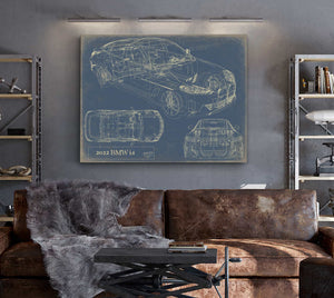 2022 Bmw I4 Wall Art from Bella Frye.