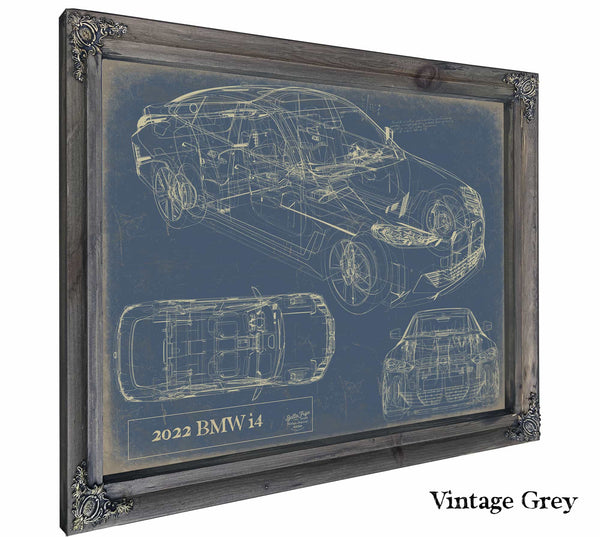 2022 Bmw I4 Wall Art from Bella Frye.