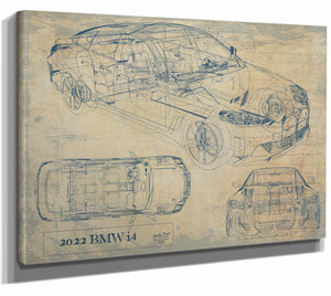 2022 Bmw I4 Wall Art from Bella Frye.