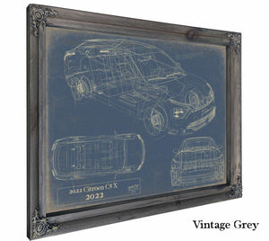 2022Citroen C5X Wall Art from Bella Frye.