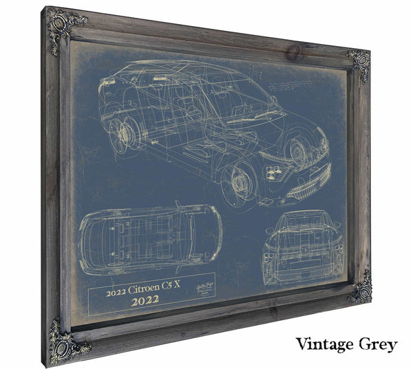 2022Citroen C5X Wall Art from Bella Frye.