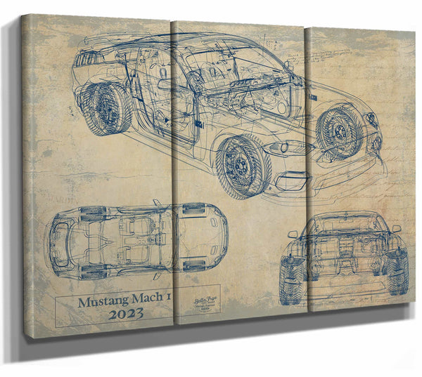 2023 Mustang Mach 1 Wall Art from Bella Frye.