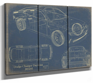 2024 Dodge Charger Daytona 4Door Wall Art from Bella Frye.