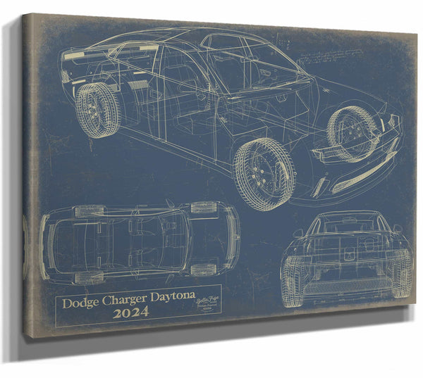 2024 Dodge Charger Daytona 4Door Wall Art from Bella Frye.