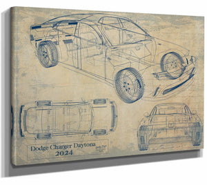 2024 Dodge Charger Daytona 4Door Wall Art from Bella Frye.