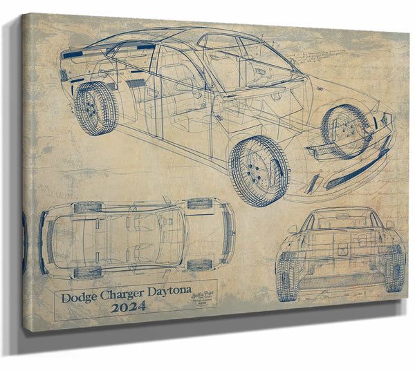 2024 Dodge Charger Daytona 4Door Wall Art from Bella Frye.