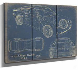 2024 Dodge Charger Daytona Wall Art from Bella Frye.