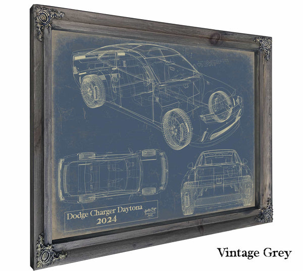 2024 Dodge Charger Daytona Wall Art from Bella Frye.