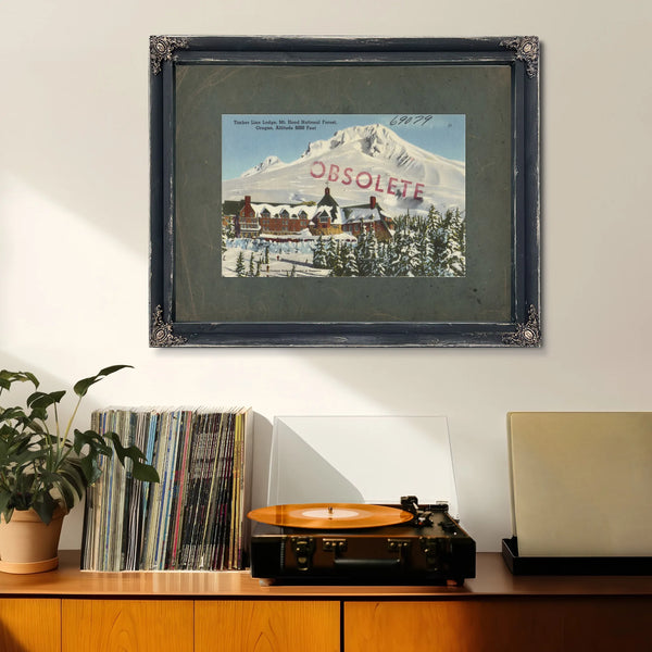 Timberline Lodge Mt Hood National Forest Oregon Altitude 6000 Feet — vintage wall art by Bella Frye