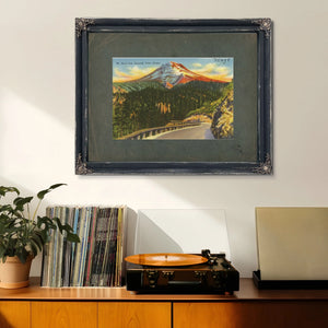 Mt Hood From Buzzards Point Oregon'1 — vintage wall art by Bella Frye