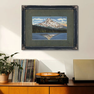 Mt Hood From Lost Lake Oregon Alt 11225 Ft'1 — vintage wall art by Bella Frye