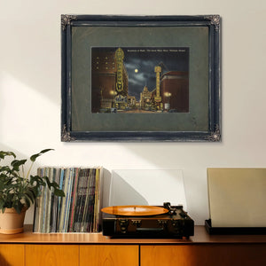 Broadway At Night 'The Great White Way' Portland Oregon — vintage wall art by Bella Frye