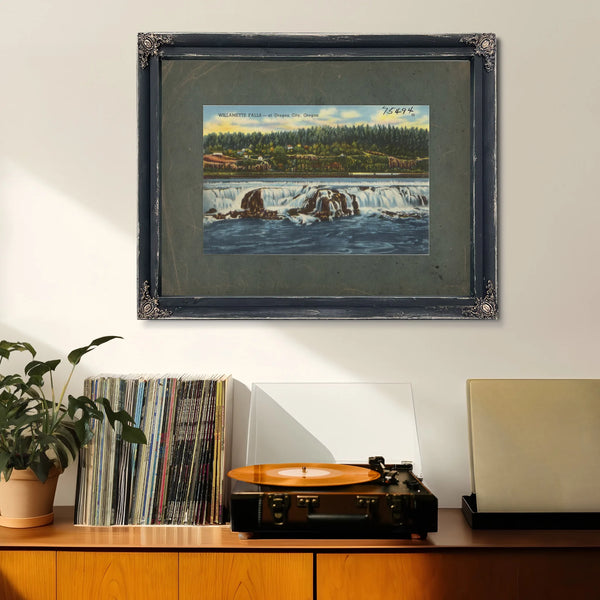 Willamette Falls At Oregon City Oregon — vintage wall art by Bella Frye