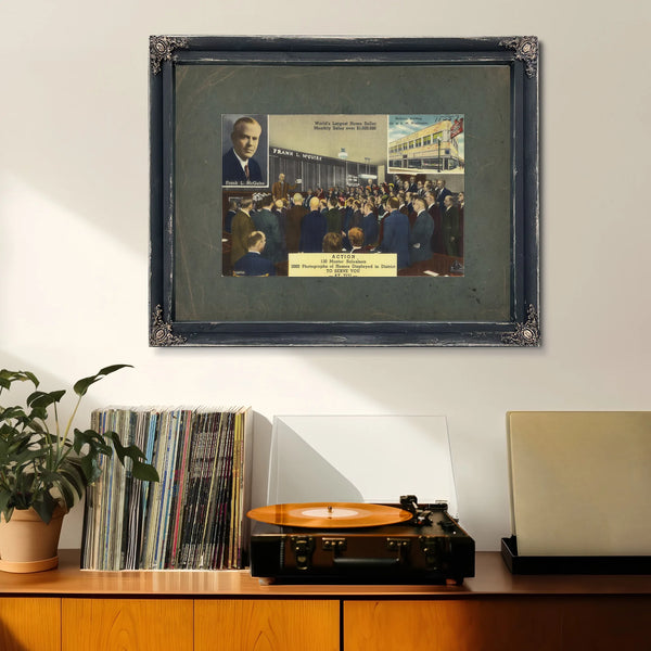 Frank L Mcguire World's Largest Home Seller Monthly Sales Over $1000000 — vintage wall art by Bella Frye