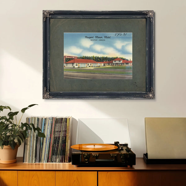 Newport Manor Motel Newport Oregon — vintage wall art by Bella Frye
