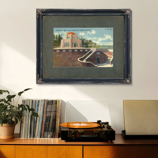 Vista House Observatory Columbia River Highway Oregon — vintage wall art by Bella Frye