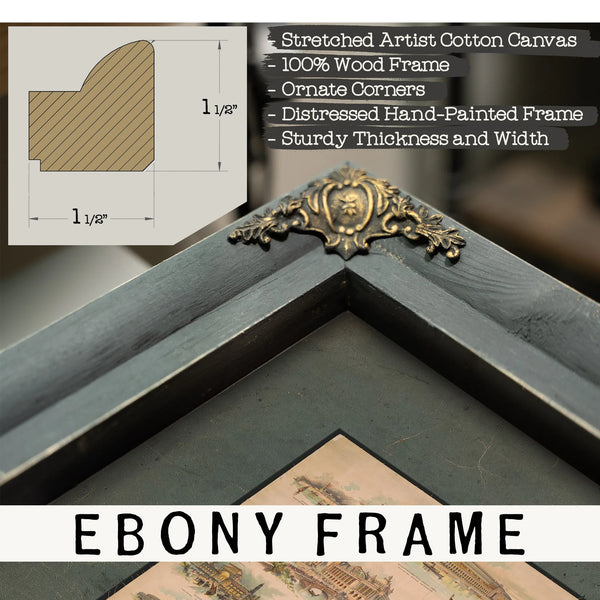 Birds Eye View of the Worlds Columbian Exposition Chicago Ill Usa 1893 1892 — Framed Wall Art Room View | Bella Frye