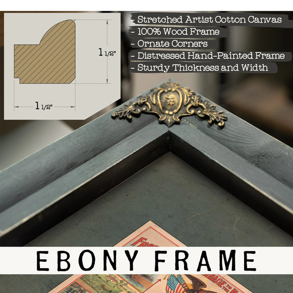 From American Bondage to the Halls of Congress 1897 — Framed Wall Art Room View | Bella Frye
