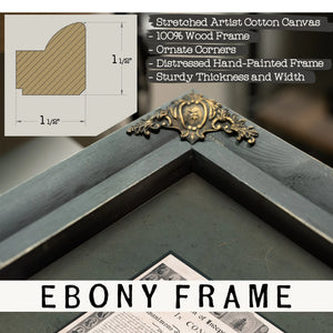 Declaration of Independence and Its Signers 196 — Framed Wall Art Room View | Bella Frye