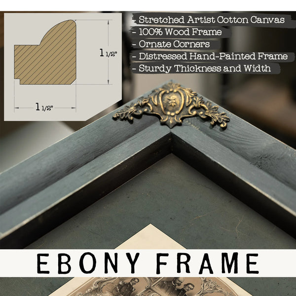 Our Generals 1862 — Framed Wall Art Room View | Bella Frye