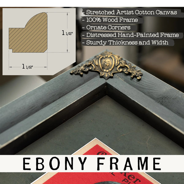 Cracker Jack Honus Wagner — Framed Wall Art Room View | Bella Frye