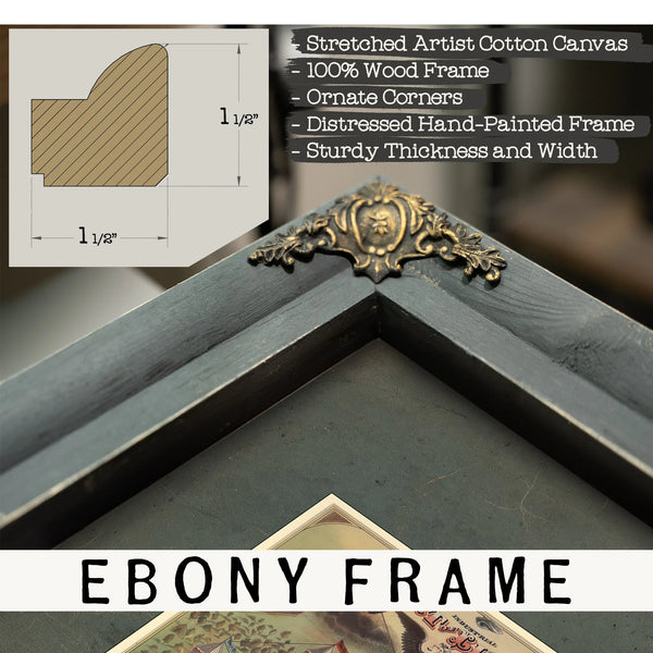 Industrial Chart of Liberty 19th Century — Framed Wall Art Room View | Bella Frye