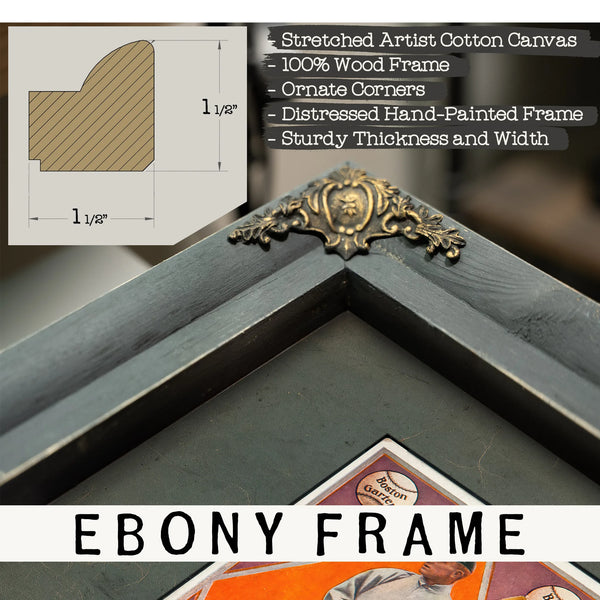 Boston Garter Color Ty Cobb — Framed Wall Art Room View | Bella Frye