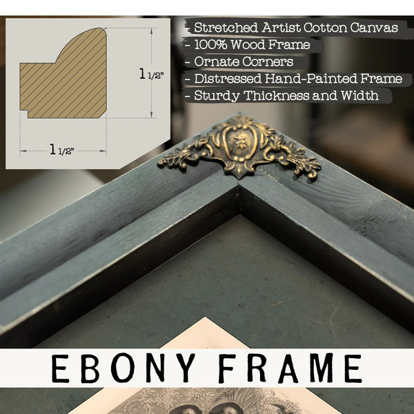 The Declaration of Independence and Portraits of the Presidents 1861 1865 — Framed Wall Art Room View | Bella Frye